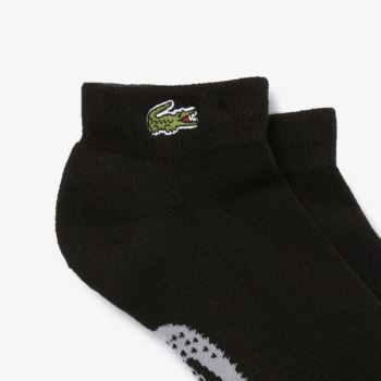 Lacoste Lacoste SPORT Printed Crocodile Low-Cut Cotton Socks Pánské - Ponožky Černé / Šedé | CZ-FFwL